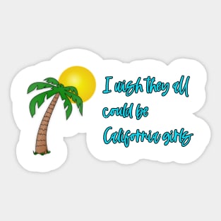 California Girls Sticker